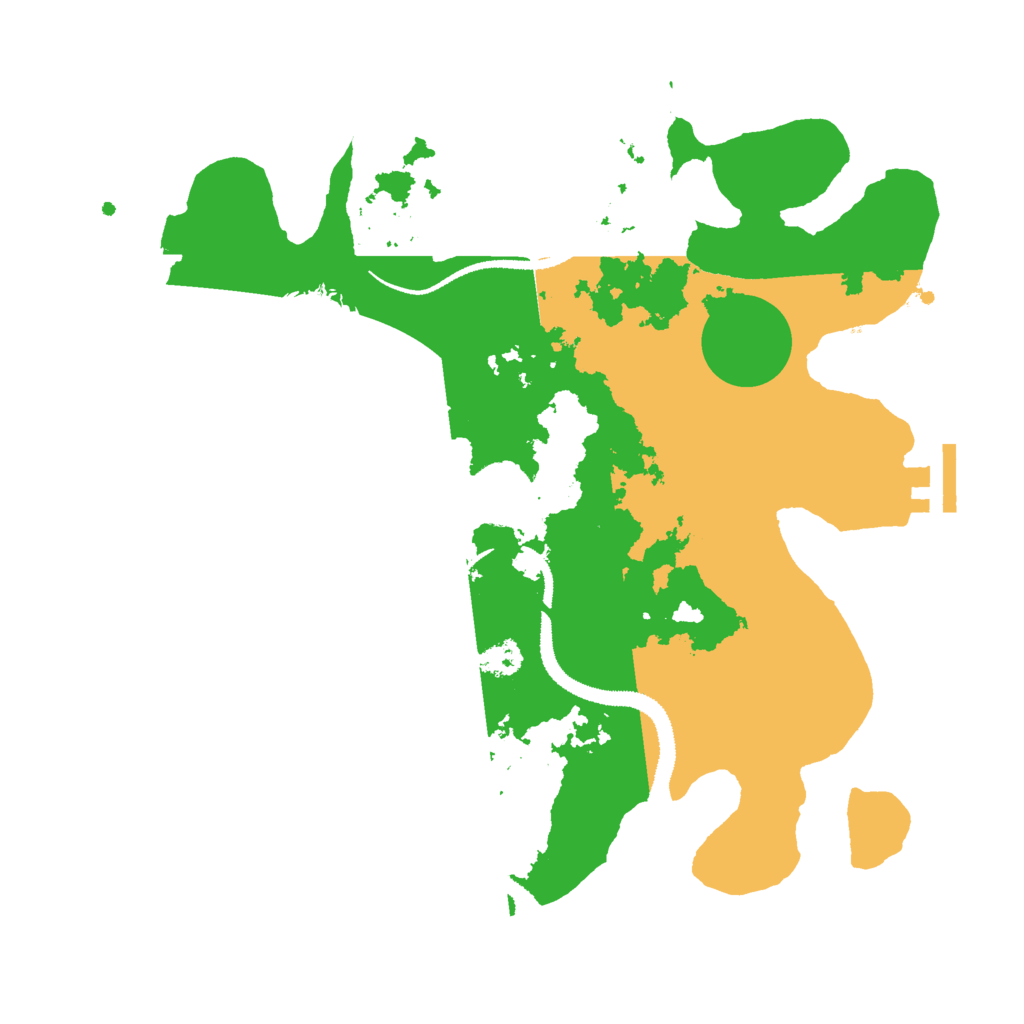 Biome Rust Map: Procedural Map, Size: 3000, Seed: 1642418675