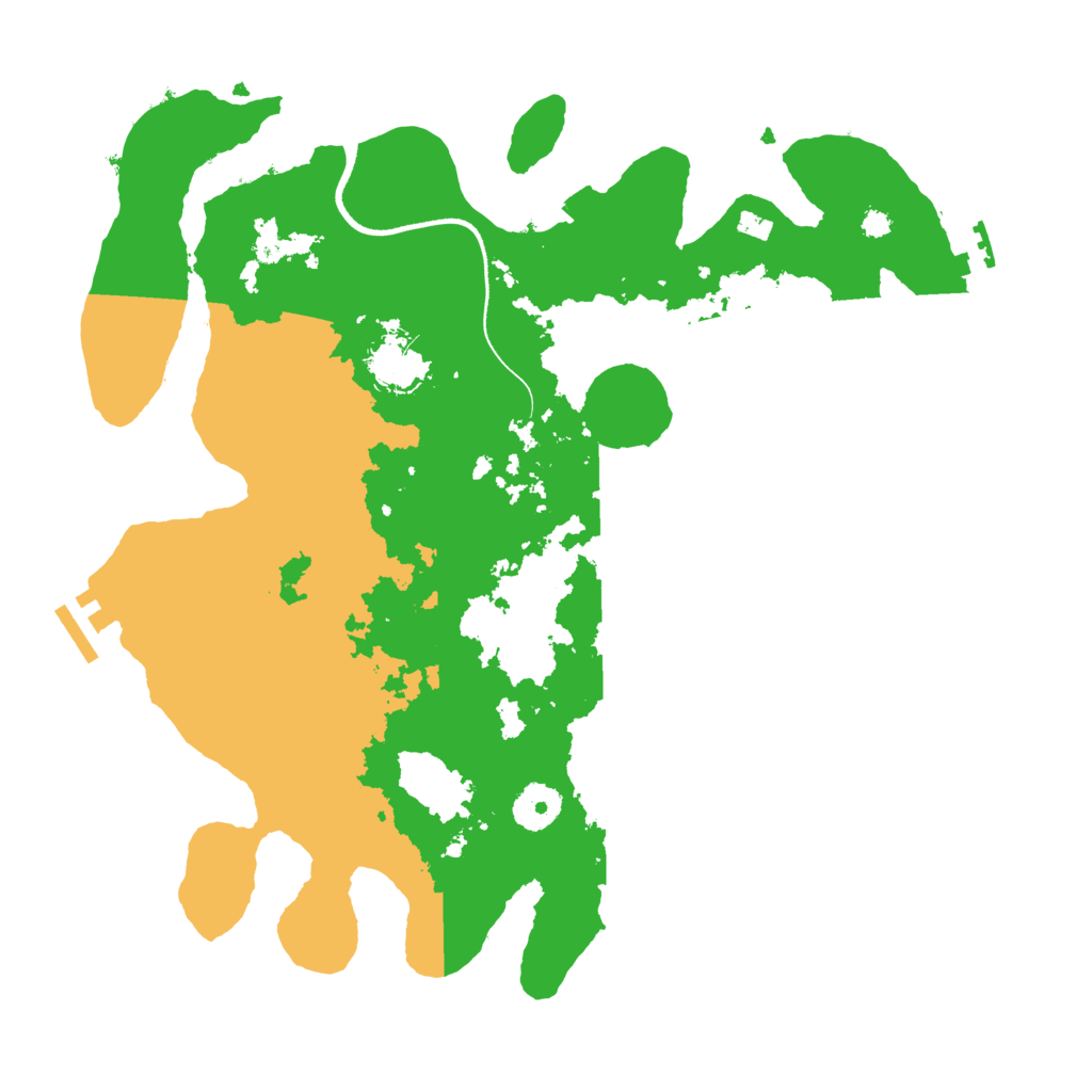 Biome Rust Map: Procedural Map, Size: 3500, Seed: 468490623