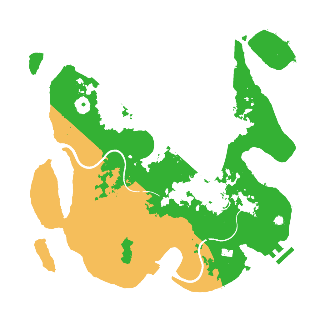 Biome Rust Map: Procedural Map, Size: 3000, Seed: 672382589