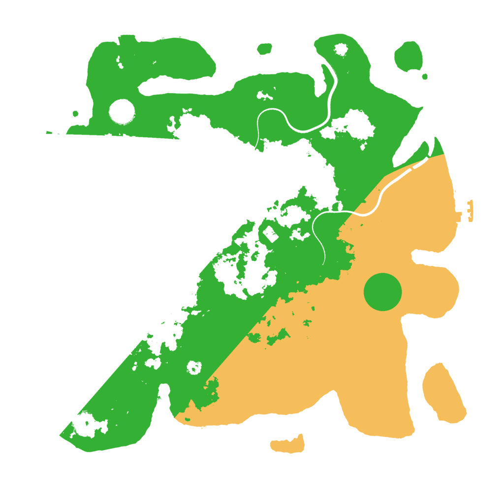Biome Rust Map: Procedural Map, Size: 3500, Seed: 1116051400