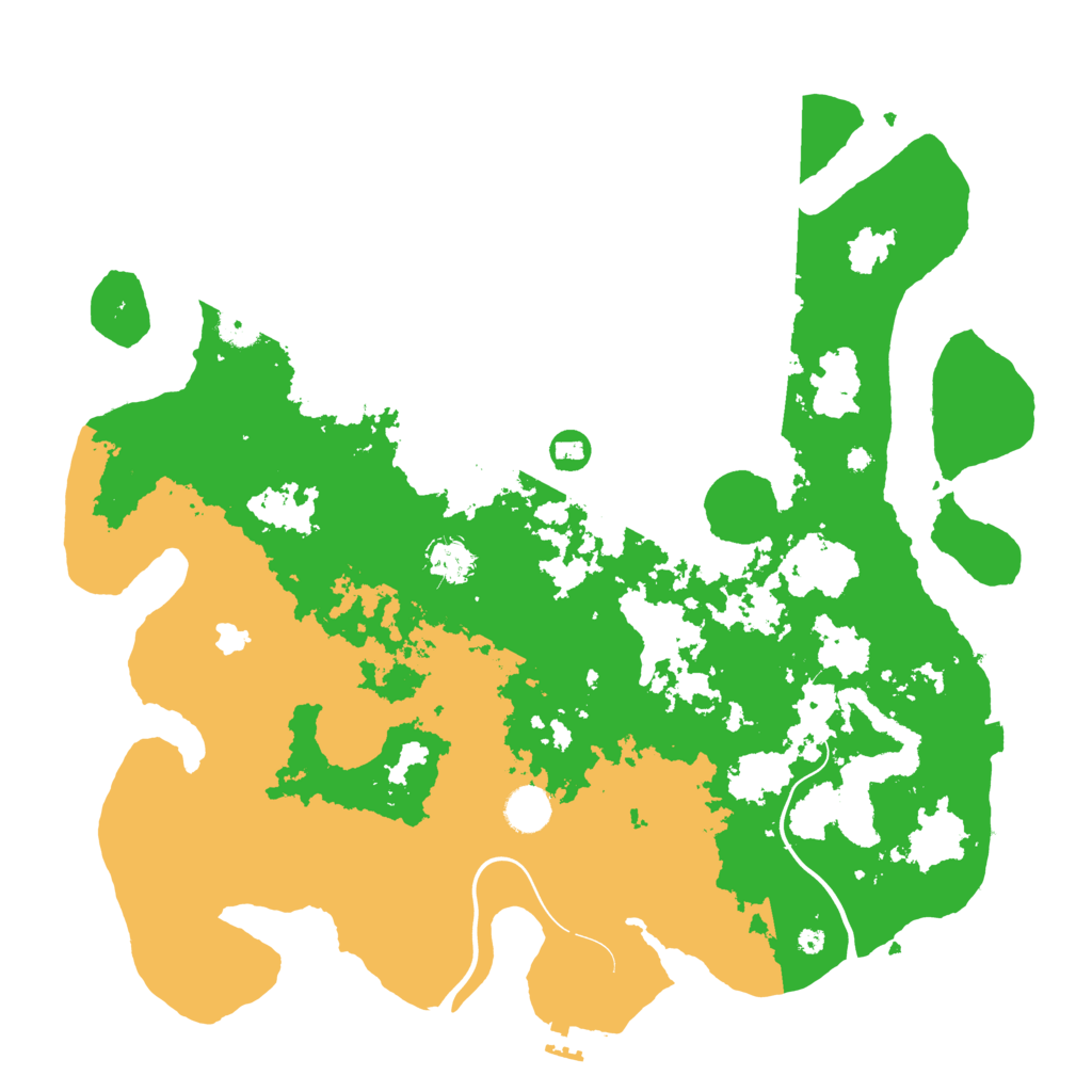 Biome Rust Map: Procedural Map, Size: 4200, Seed: 753630581