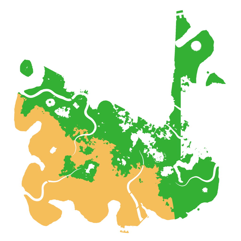 Biome Rust Map: Procedural Map, Size: 4200, Seed: 753630581