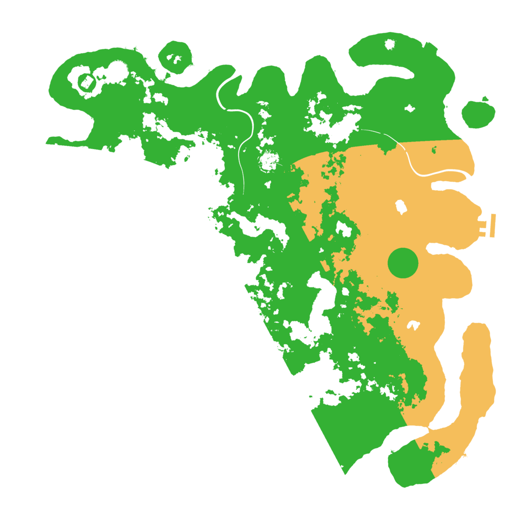 Biome Rust Map: Procedural Map, Size: 4500, Seed: 823712526