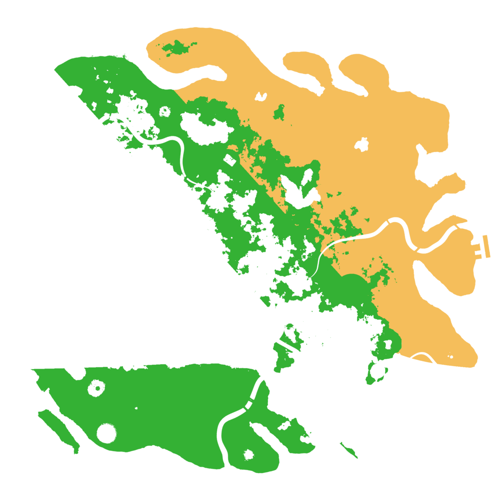 Biome Rust Map: Procedural Map, Size: 4500, Seed: 2072428841