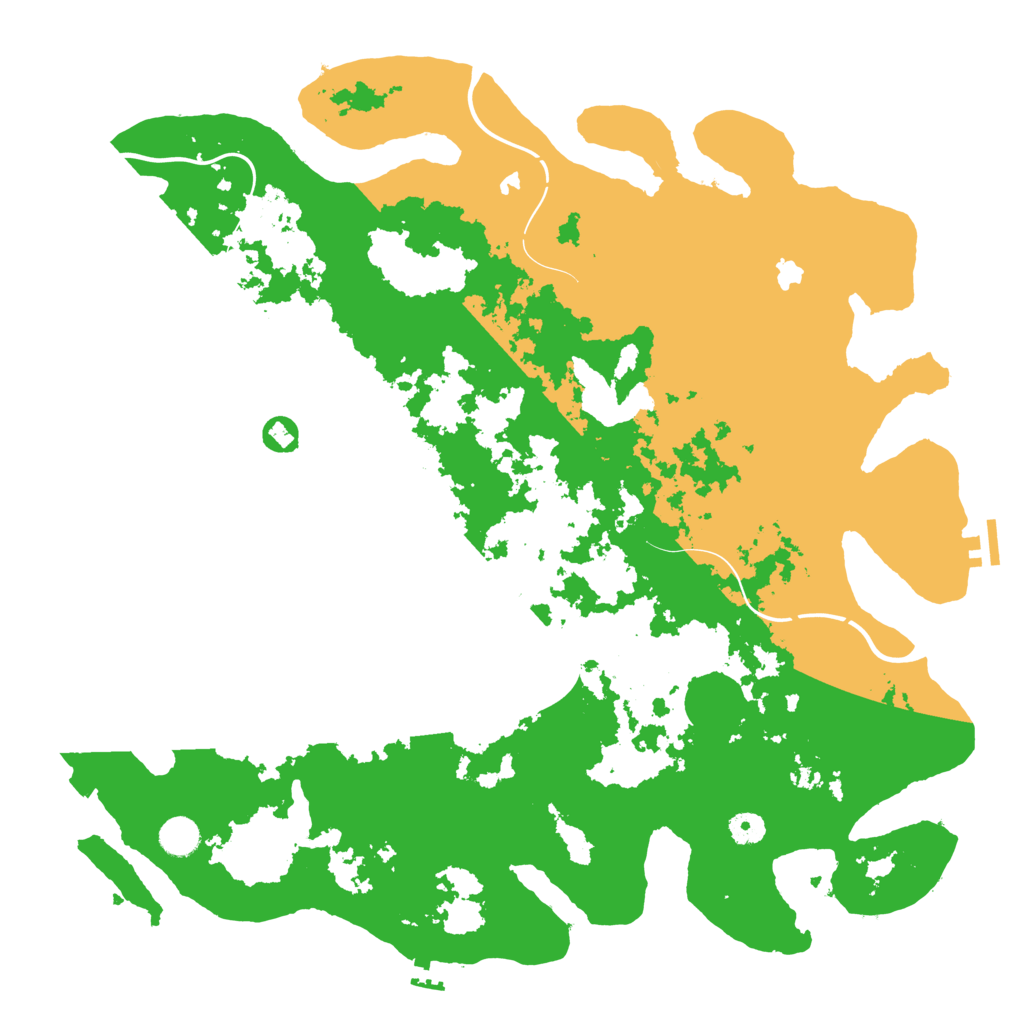 Biome Rust Map: Procedural Map, Size: 4500, Seed: 2072428841