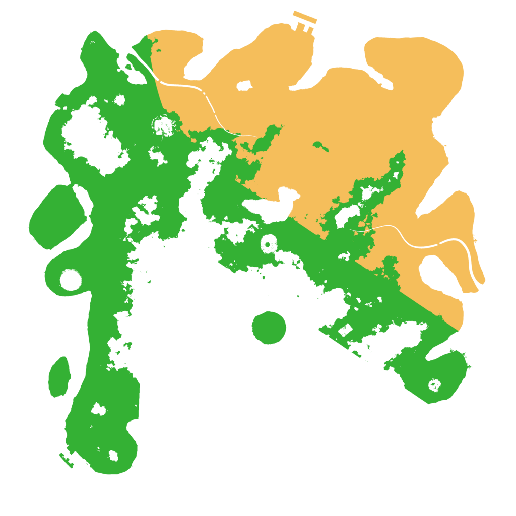 Biome Rust Map: Procedural Map, Size: 4250, Seed: 128319545