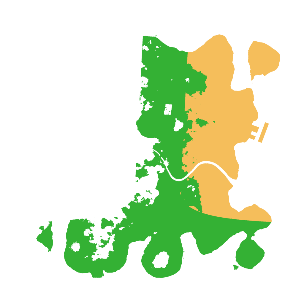 Biome Rust Map: Procedural Map, Size: 3000, Seed: 46353