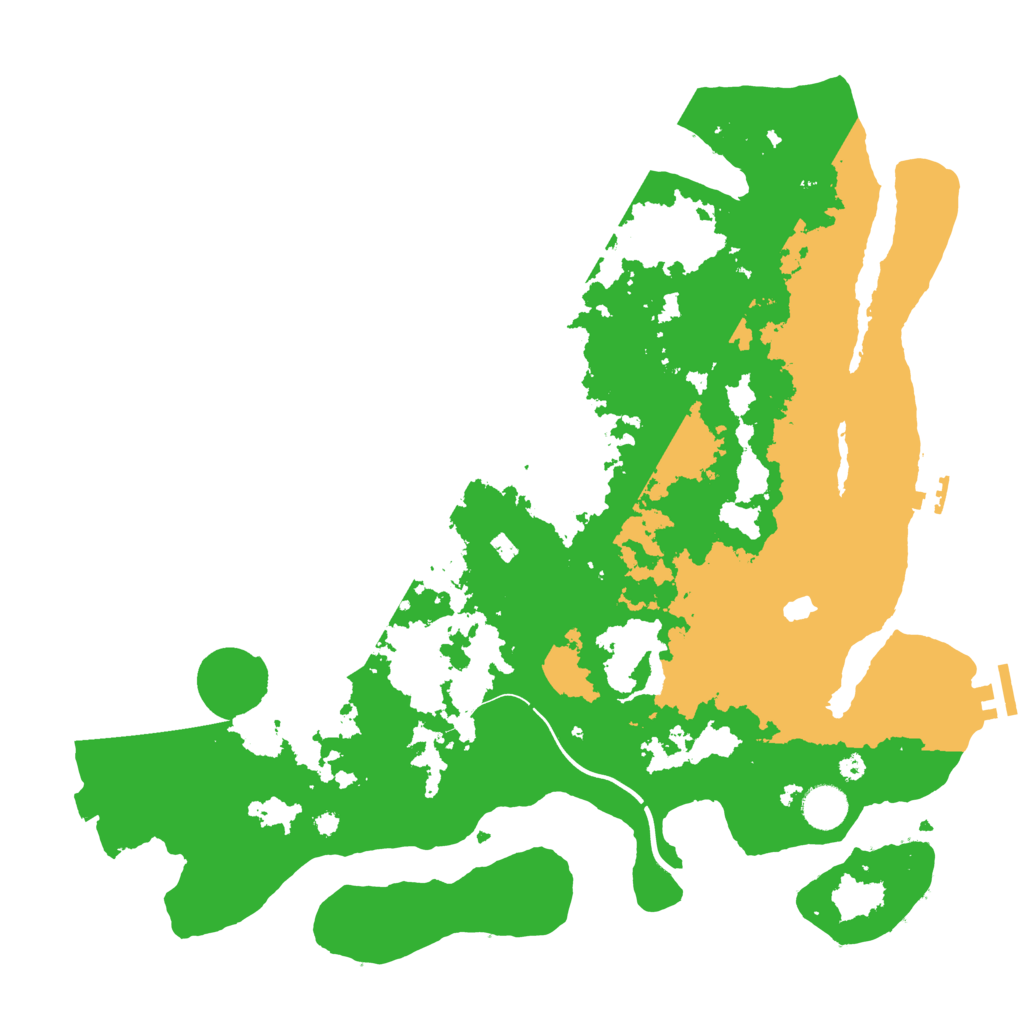 Biome Rust Map: Procedural Map, Size: 4000, Seed: 6515
