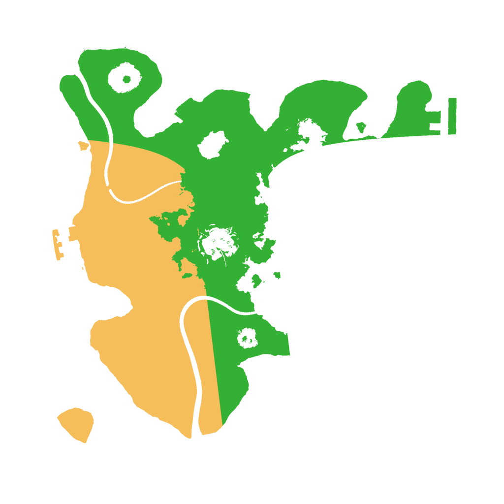 Biome Rust Map: Procedural Map, Size: 2500, Seed: 61749897