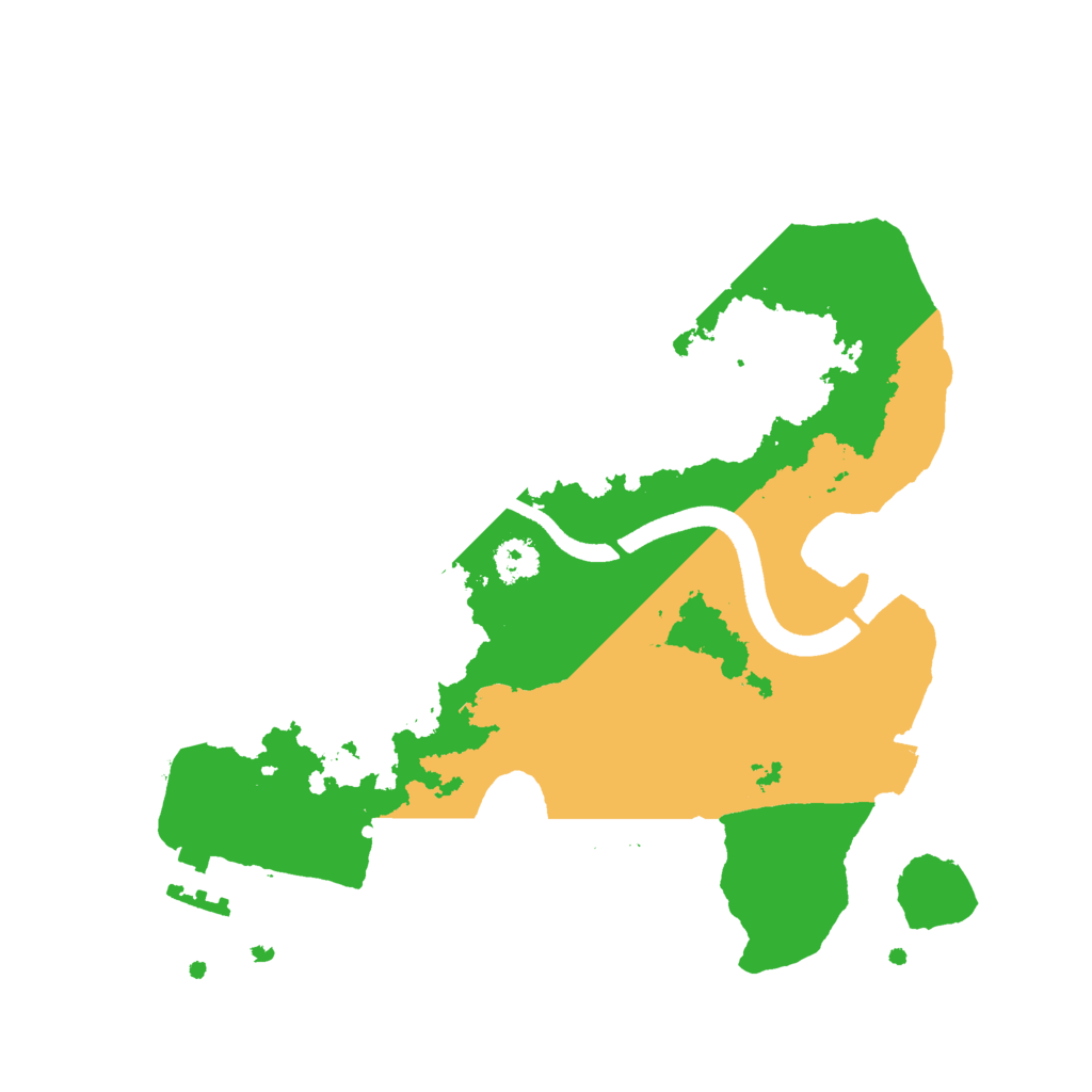 Biome Rust Map: Procedural Map, Size: 2500, Seed: 1327756760