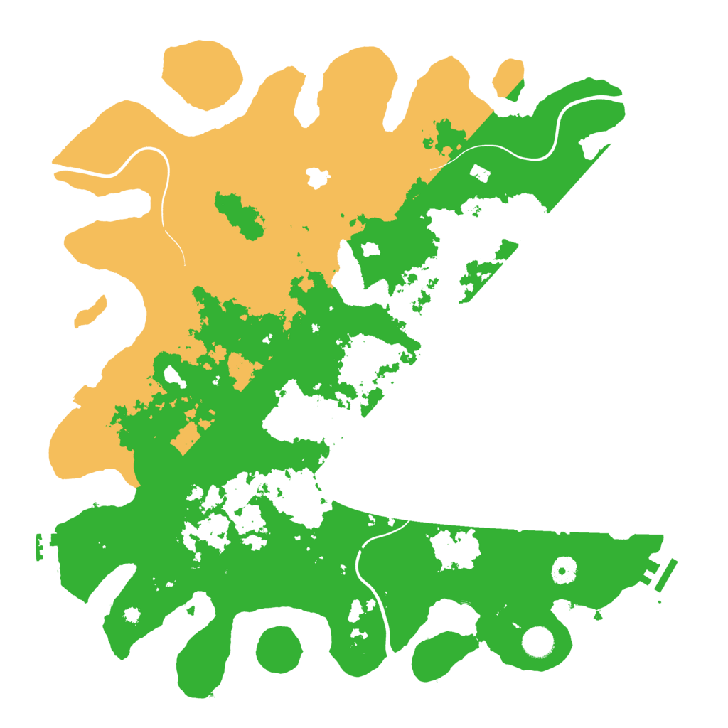 Biome Rust Map: Procedural Map, Size: 4096, Seed: 1014290088
