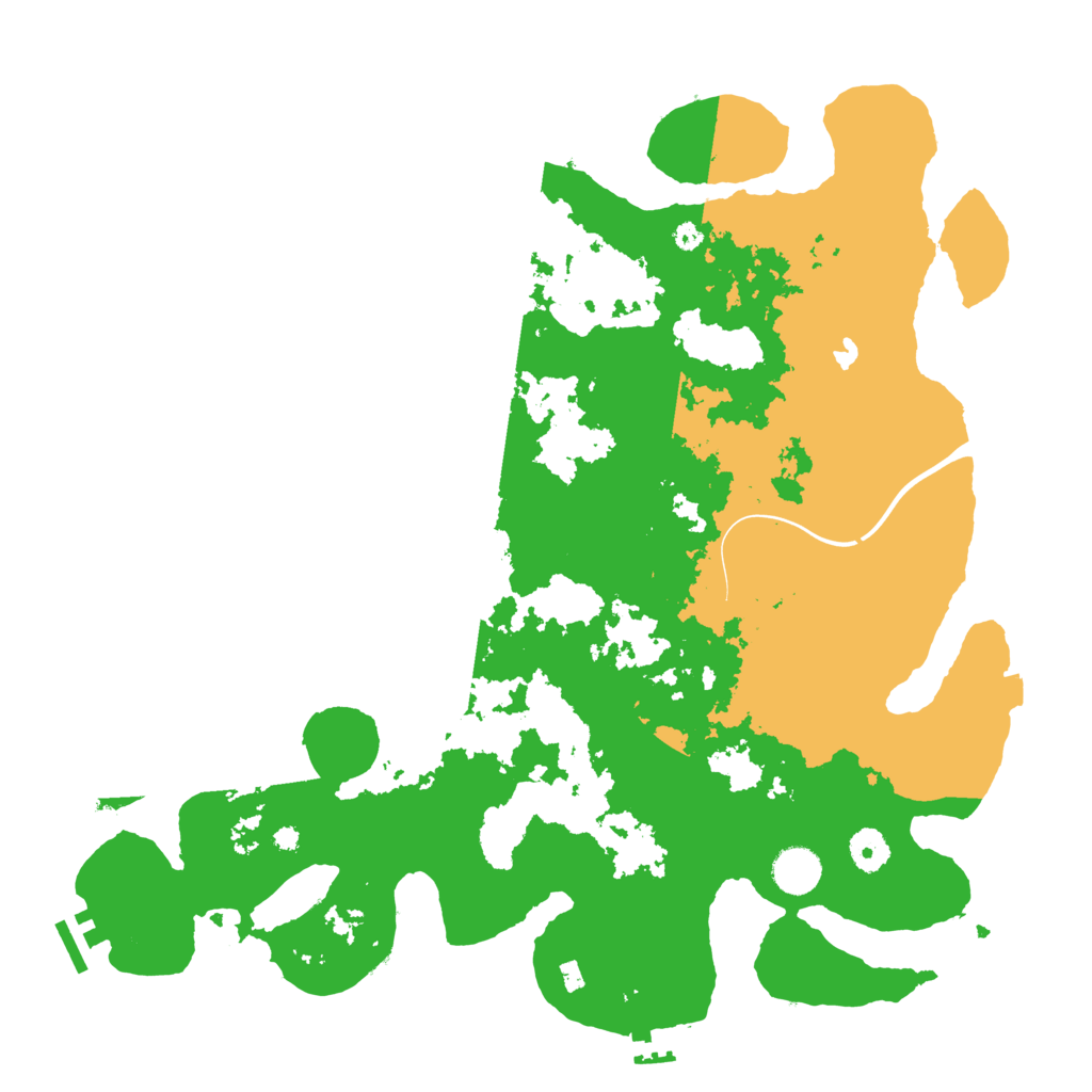 Biome Rust Map: Procedural Map, Size: 4000, Seed: 313555