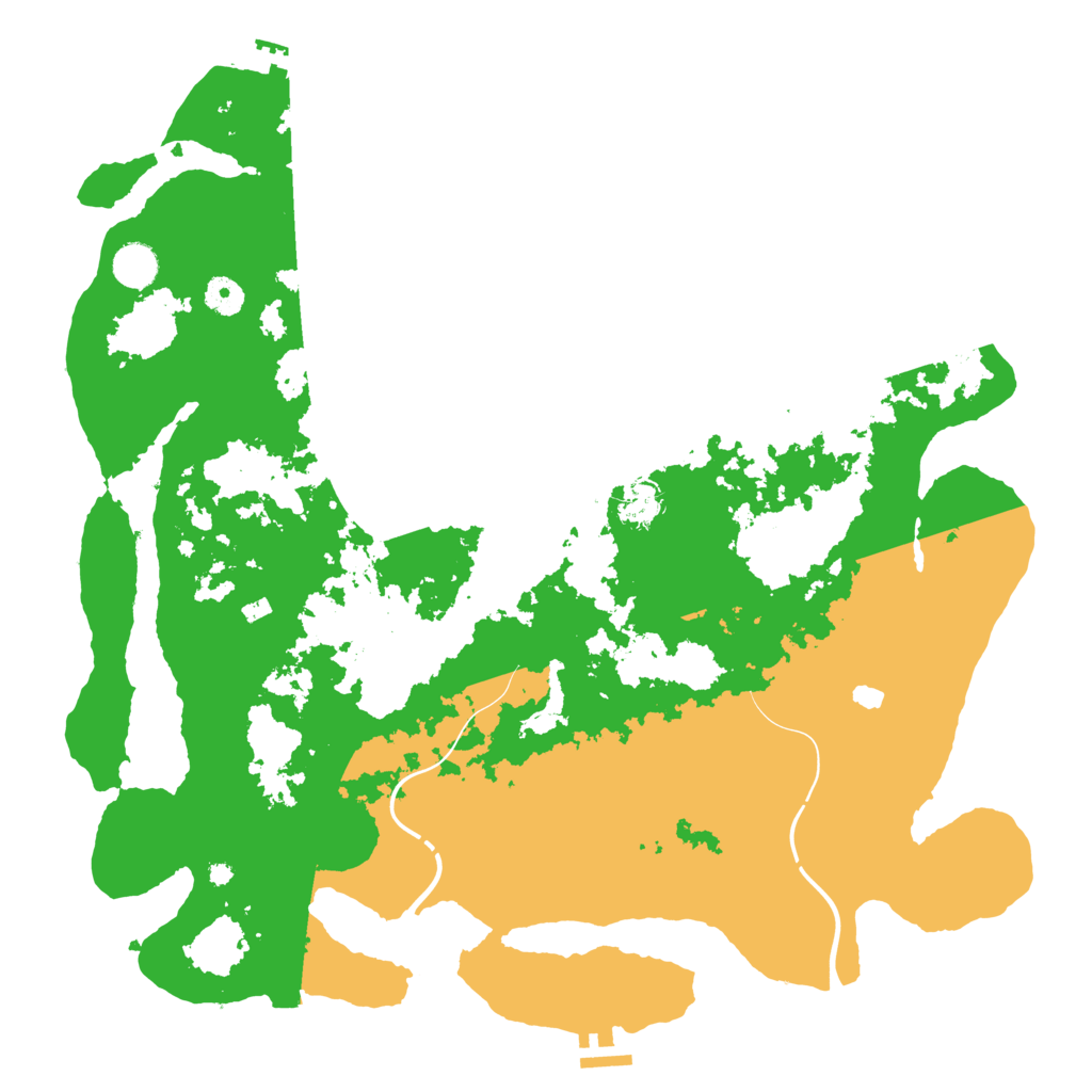 Biome Rust Map: Procedural Map, Size: 4250, Seed: 64951665