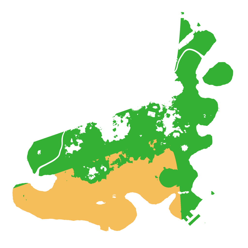 Biome Rust Map: Procedural Map, Size: 3500, Seed: 361092621