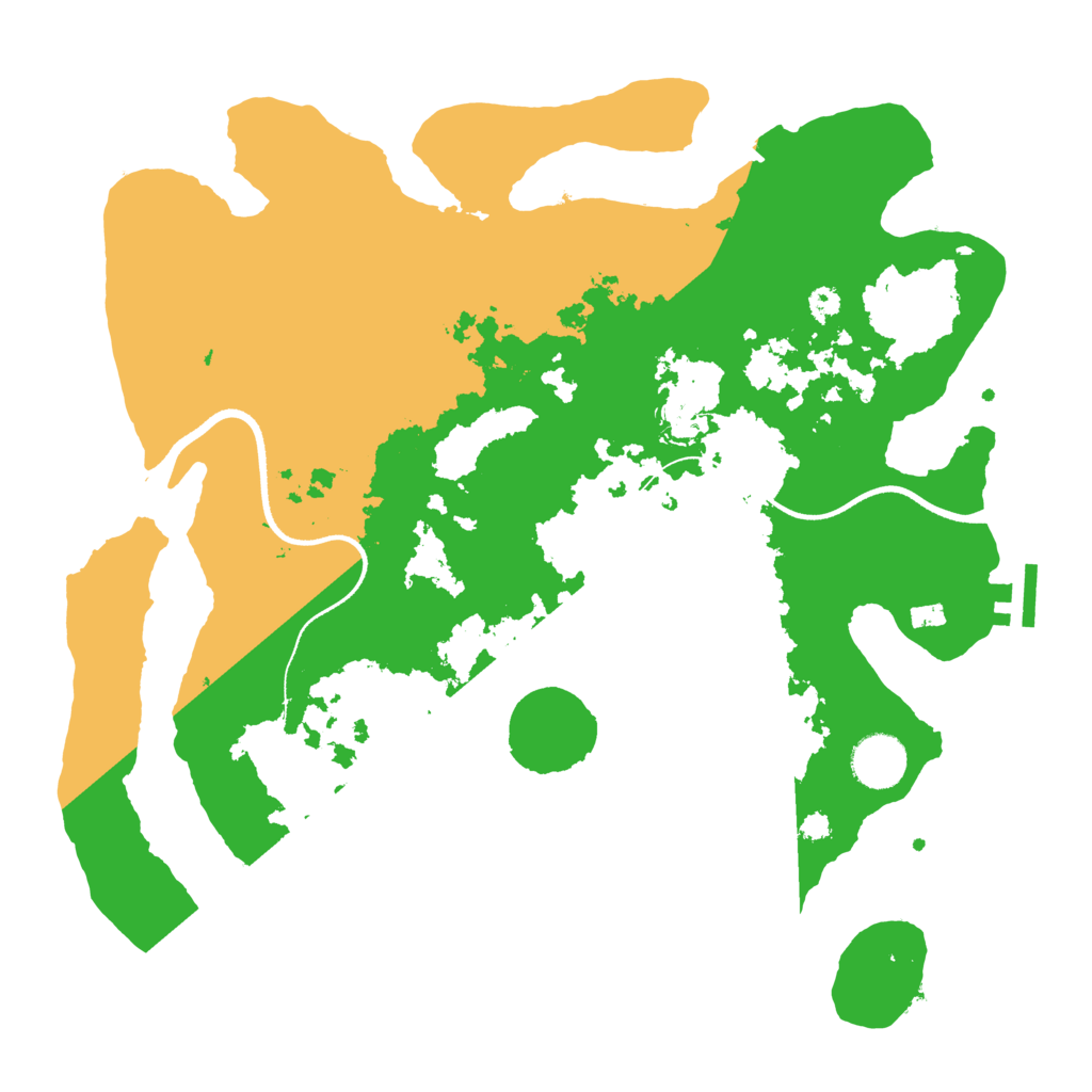 Biome Rust Map: Procedural Map, Size: 3500, Seed: 1930383321