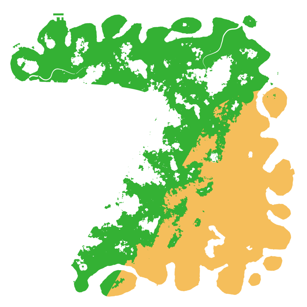 Biome Rust Map: Procedural Map, Size: 6000, Seed: 266595538