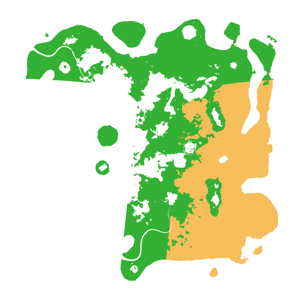 Biome Rust Map: Procedural Map, Size: 4000, Seed: 1721