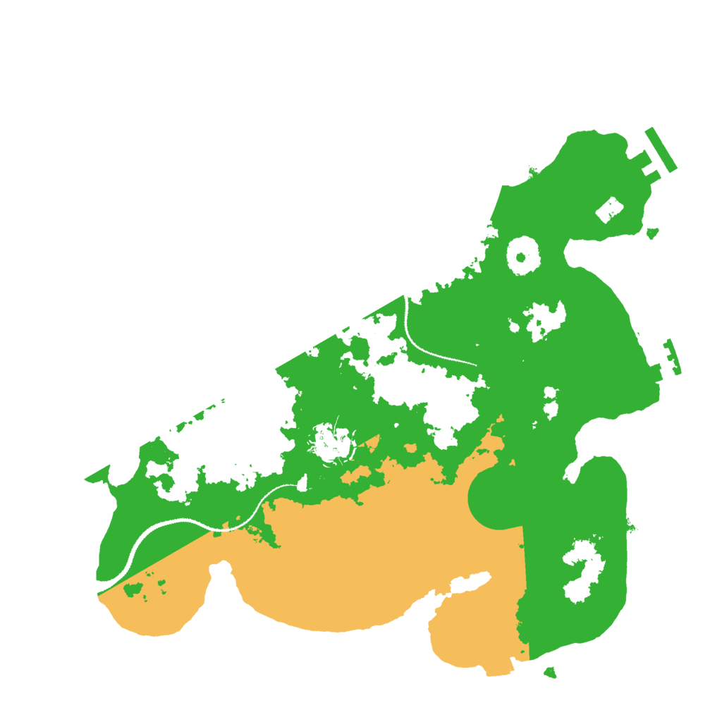 Biome Rust Map: Procedural Map, Size: 3000, Seed: 1432394296