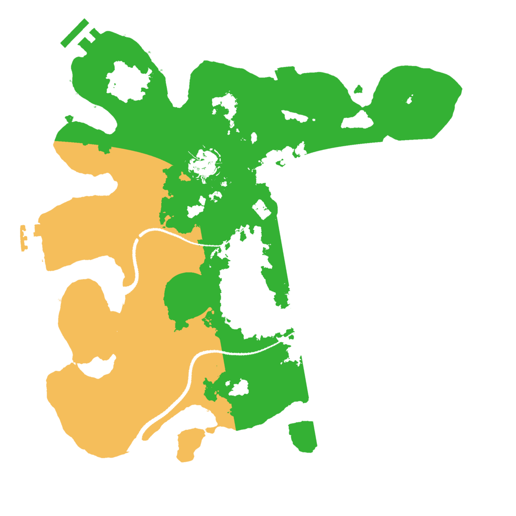 Biome Rust Map: Procedural Map, Size: 3000, Seed: 1626077571