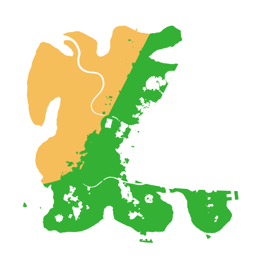 Biome Rust Map: Procedural Map, Size: 3000, Seed: 3865