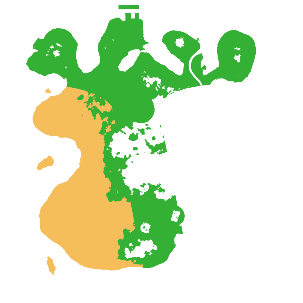 Biome Rust Map: Procedural Map, Size: 3000, Seed: 8206