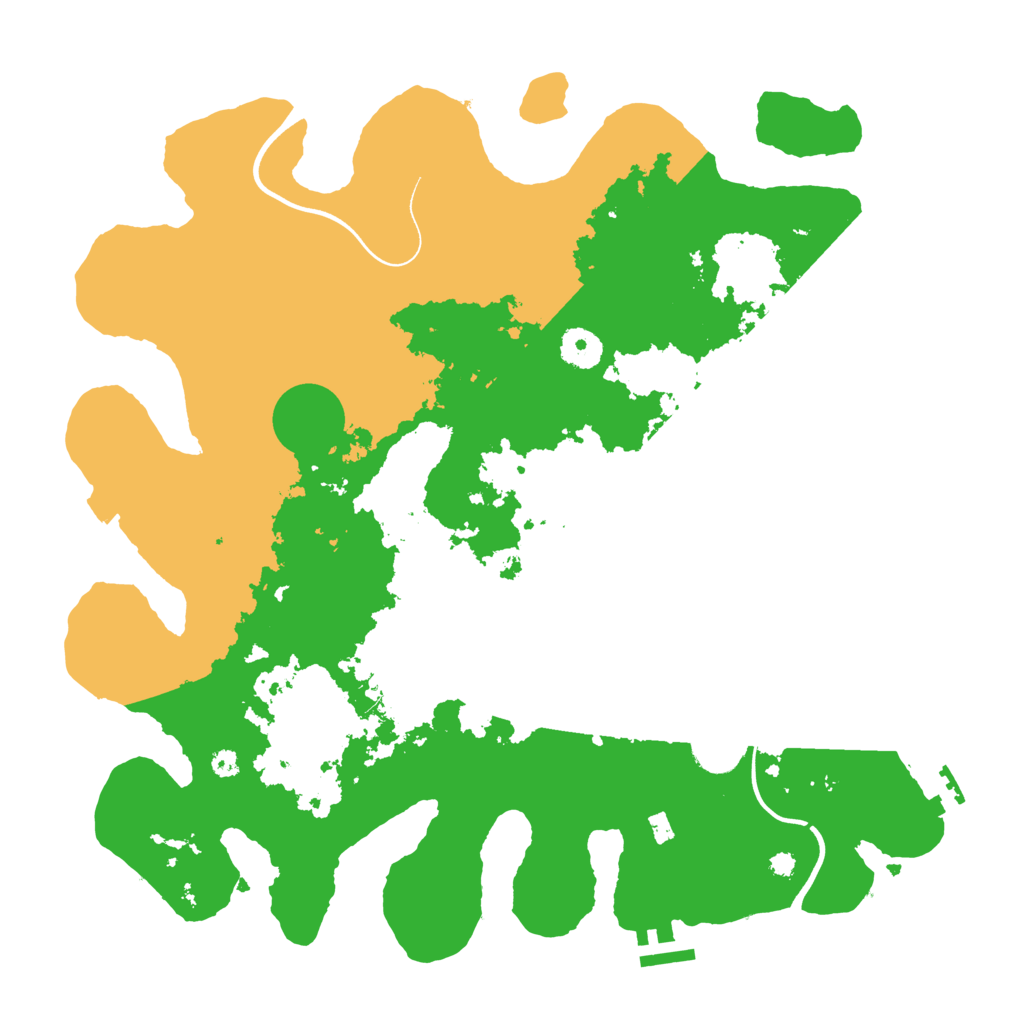 Biome Rust Map: Procedural Map, Size: 3750, Seed: 1383277313