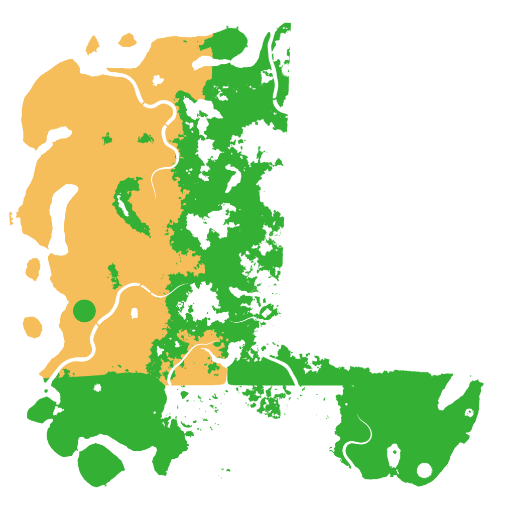 Biome Rust Map: Procedural Map, Size: 6000, Seed: 63620