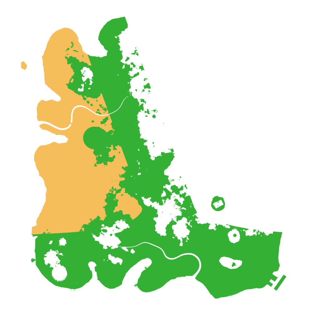 Biome Rust Map: Procedural Map, Size: 3750, Seed: 1999910410