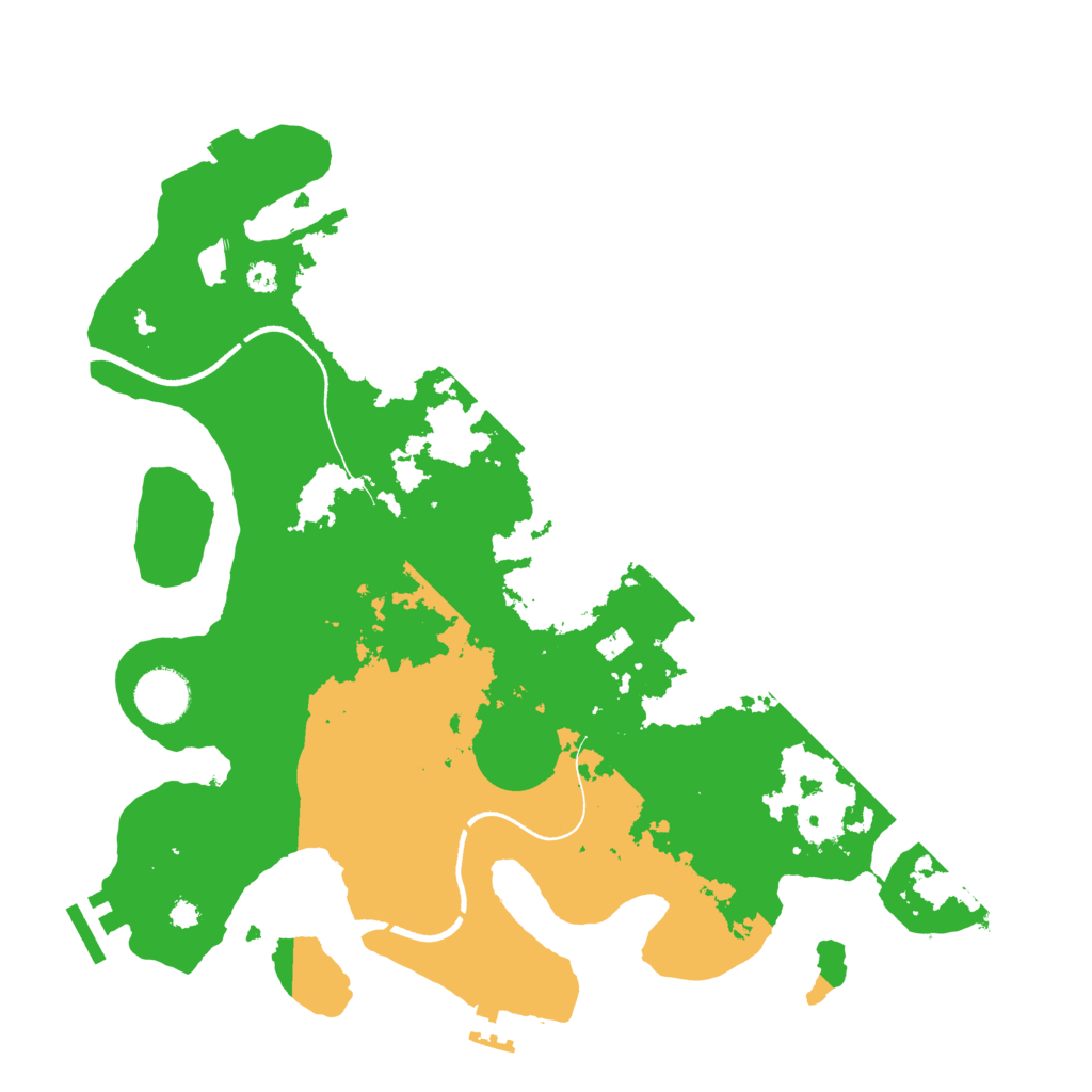 Biome Rust Map: Procedural Map, Size: 3500, Seed: 1344986073