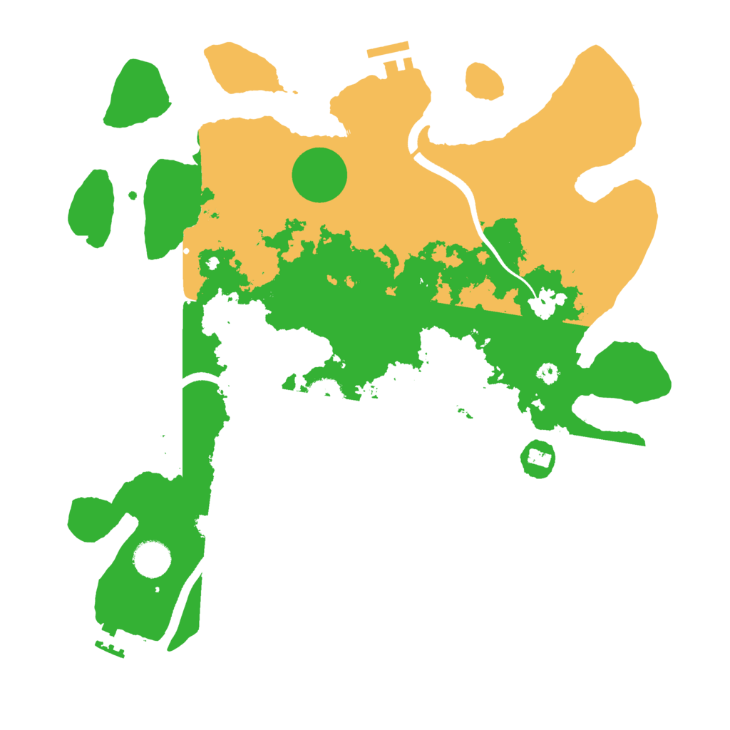 Biome Rust Map: Procedural Map, Size: 3500, Seed: 1541289021