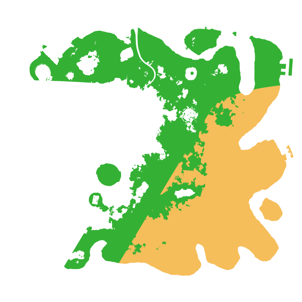 Biome Rust Map: Procedural Map, Size: 3600, Seed: 266