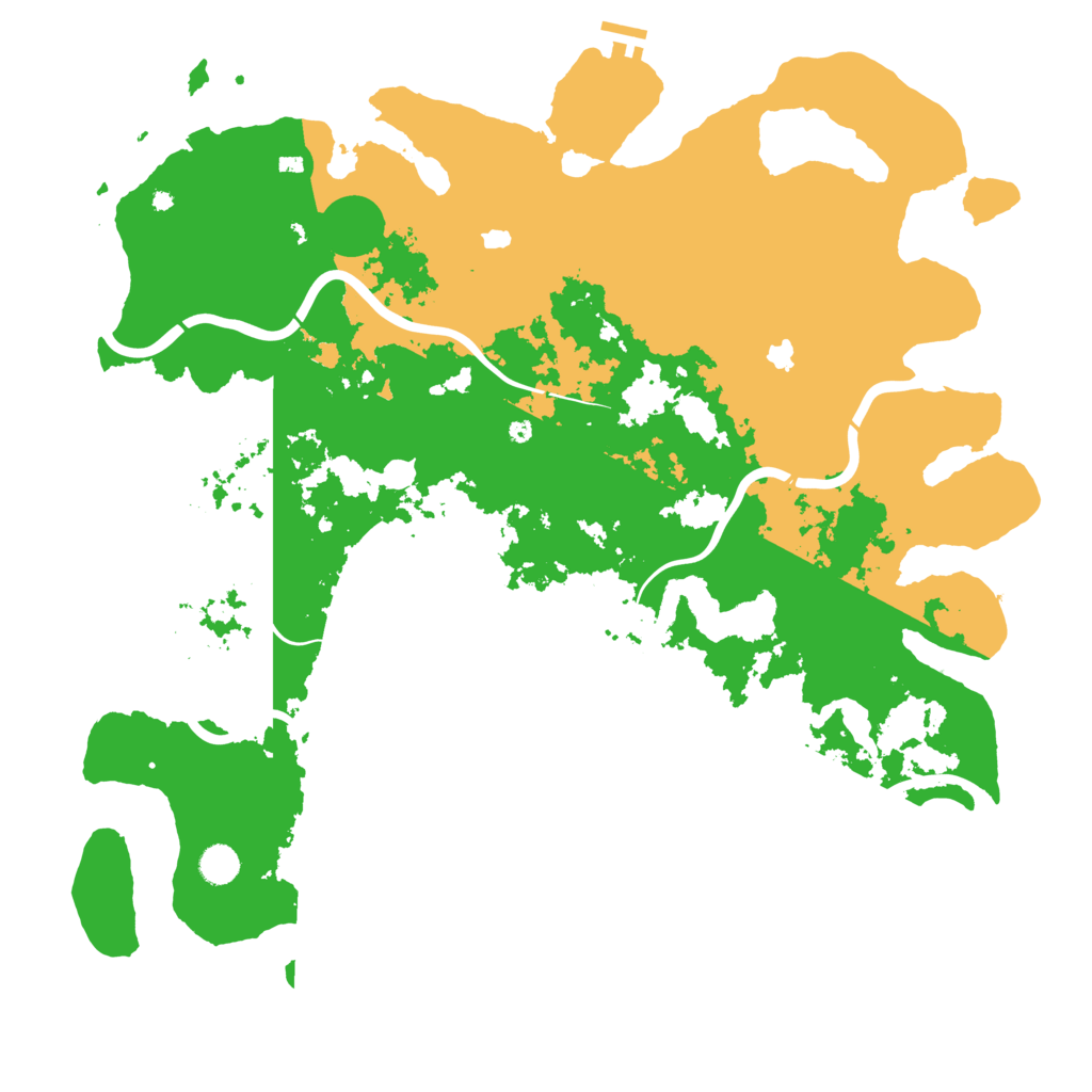 Biome Rust Map: Procedural Map, Size: 4800, Seed: 448883092