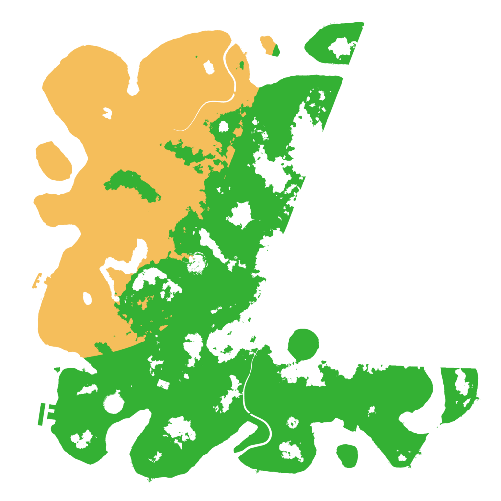 Biome Rust Map: Procedural Map, Size: 4500, Seed: 512312