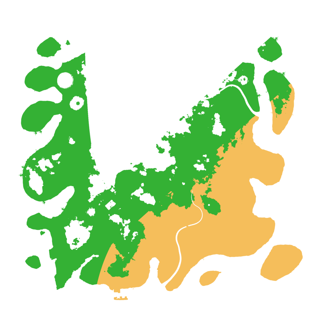 Biome Rust Map: Procedural Map, Size: 3500, Seed: 1926424017