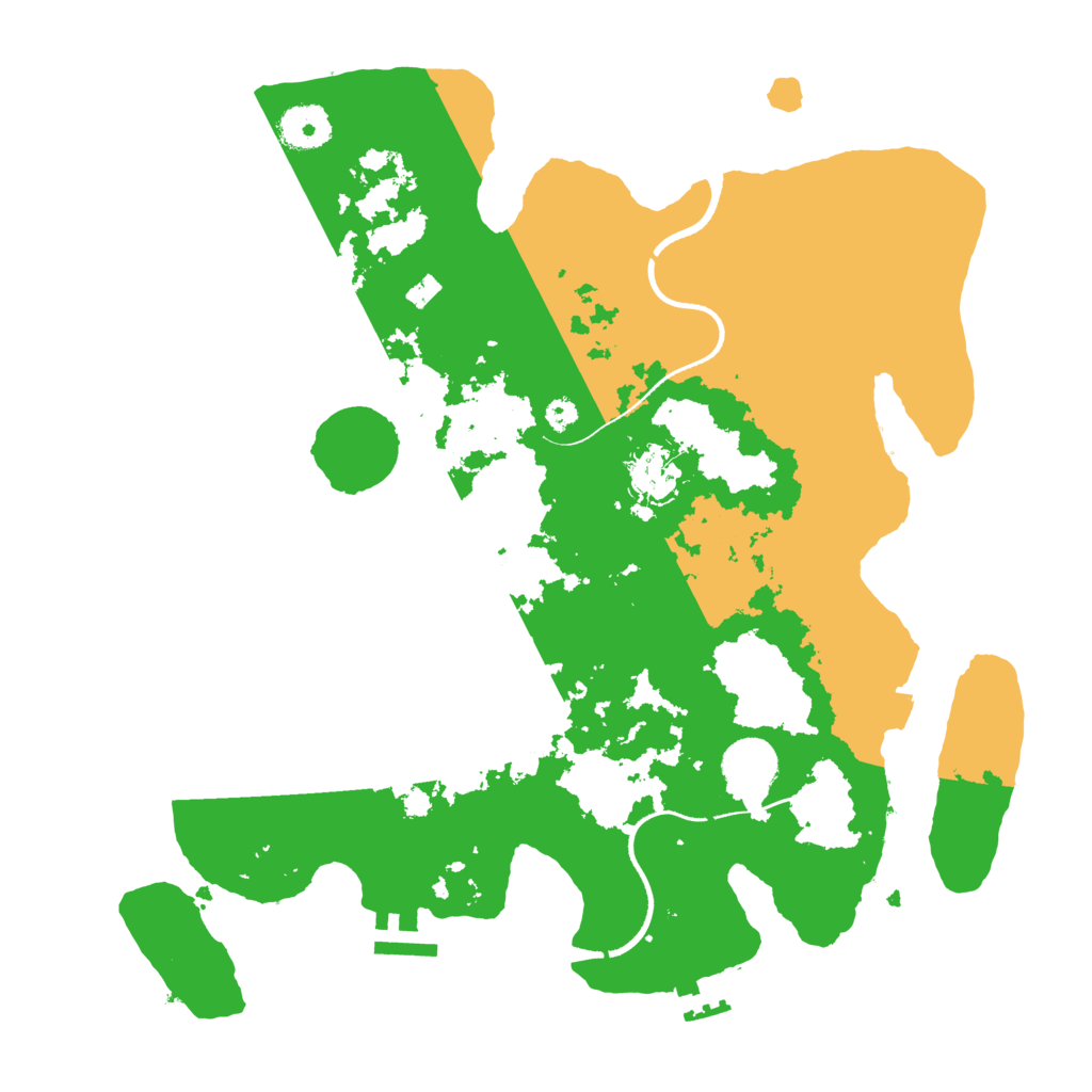 Biome Rust Map: Procedural Map, Size: 3500, Seed: 1402943314