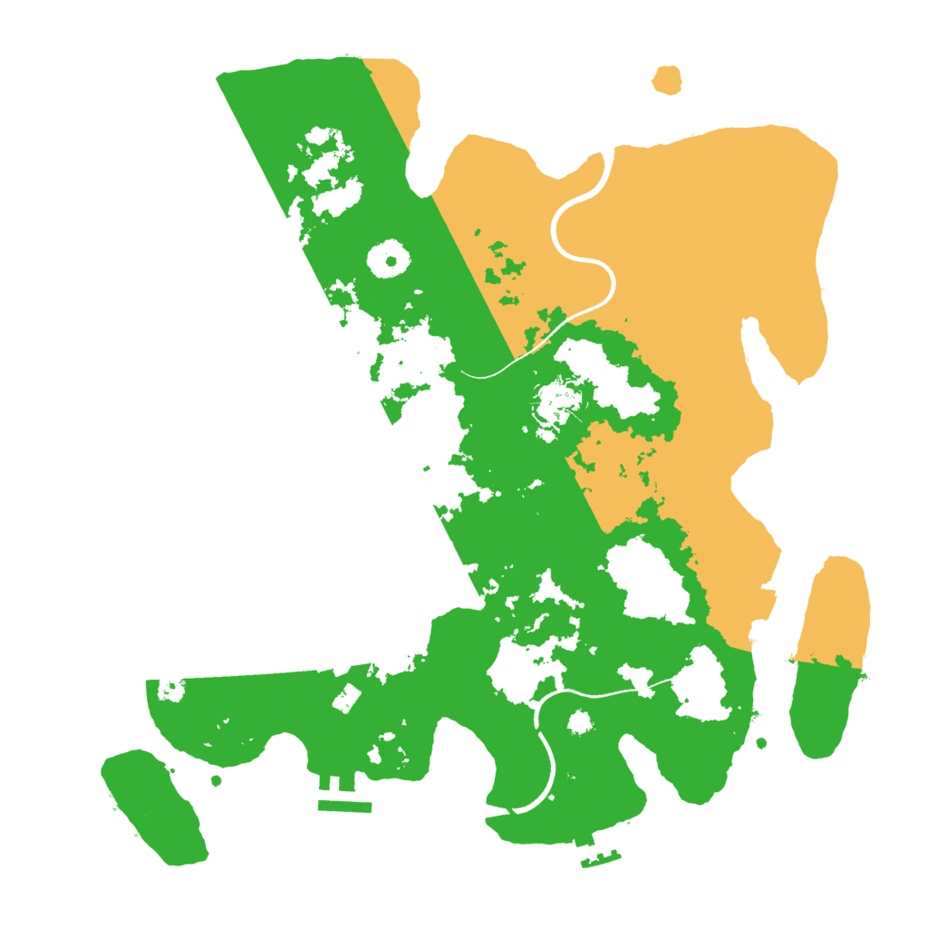 Biome Rust Map: Procedural Map, Size: 3500, Seed: 1402943314