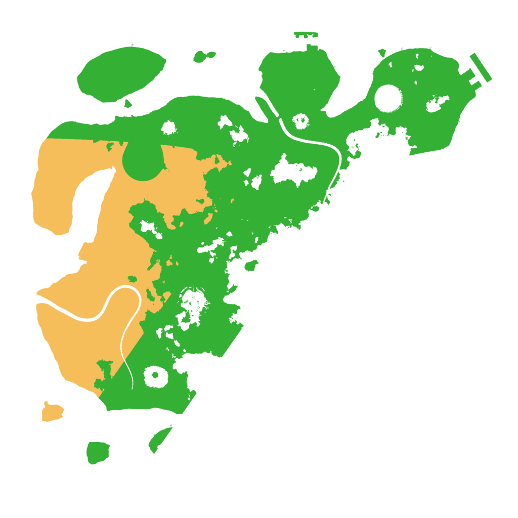 Biome Rust Map: Procedural Map, Size: 3300, Seed: 885030363