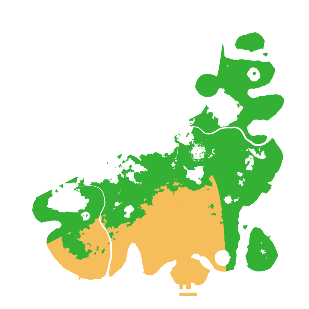 Biome Rust Map: Procedural Map, Size: 3550, Seed: 422342650