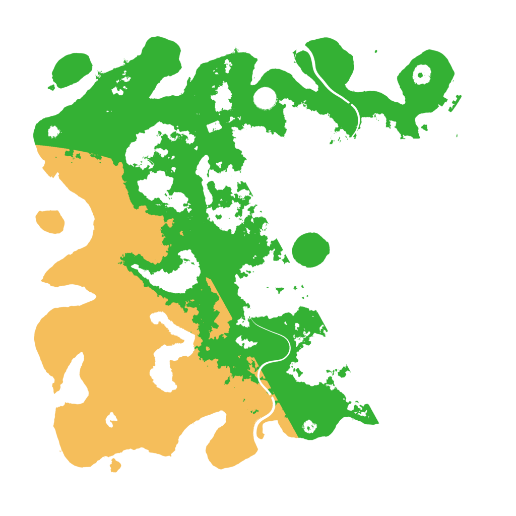 Biome Rust Map: Procedural Map, Size: 4000, Seed: 1196512164