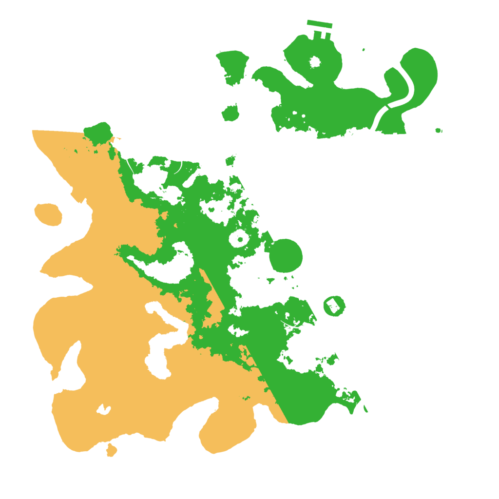 Biome Rust Map: Procedural Map, Size: 4000, Seed: 1196512164