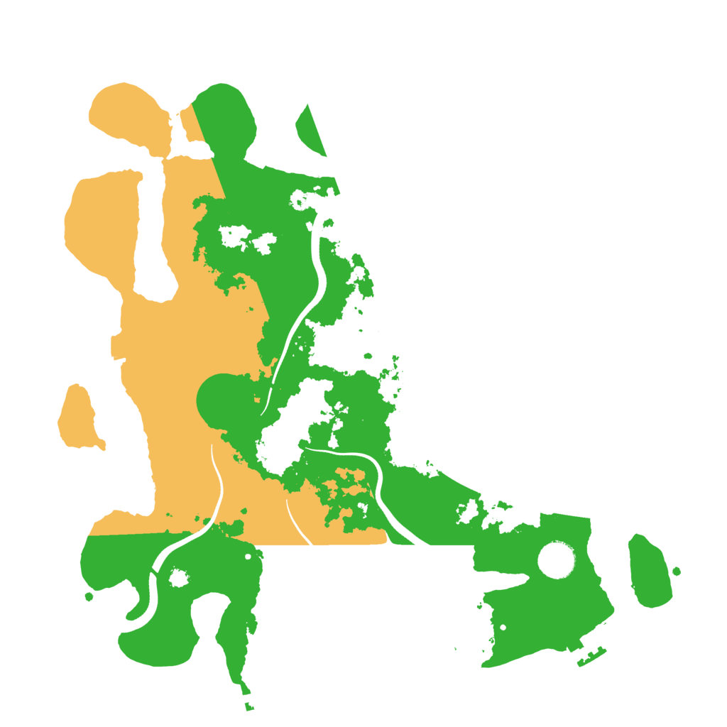 Biome Rust Map: Procedural Map, Size: 3500, Seed: 238788956