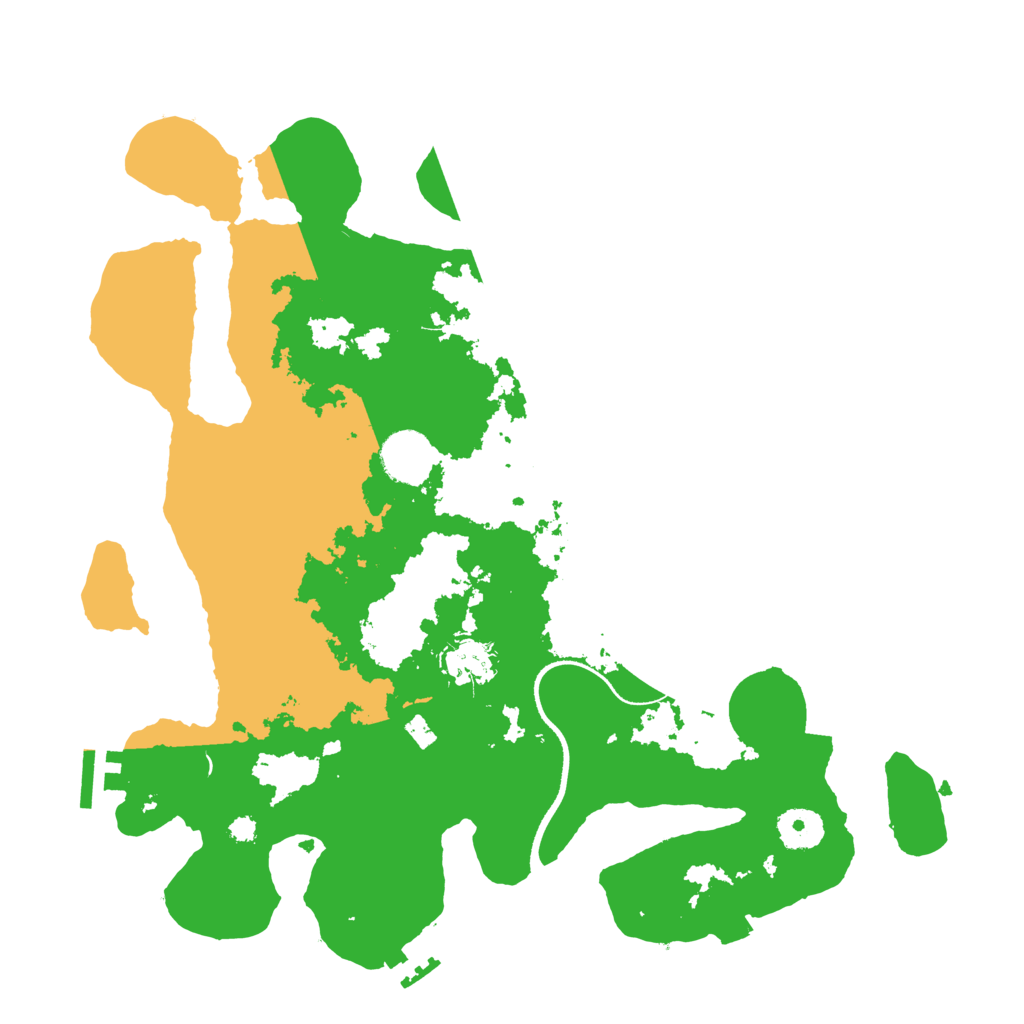 Biome Rust Map: Procedural Map, Size: 3500, Seed: 238788956