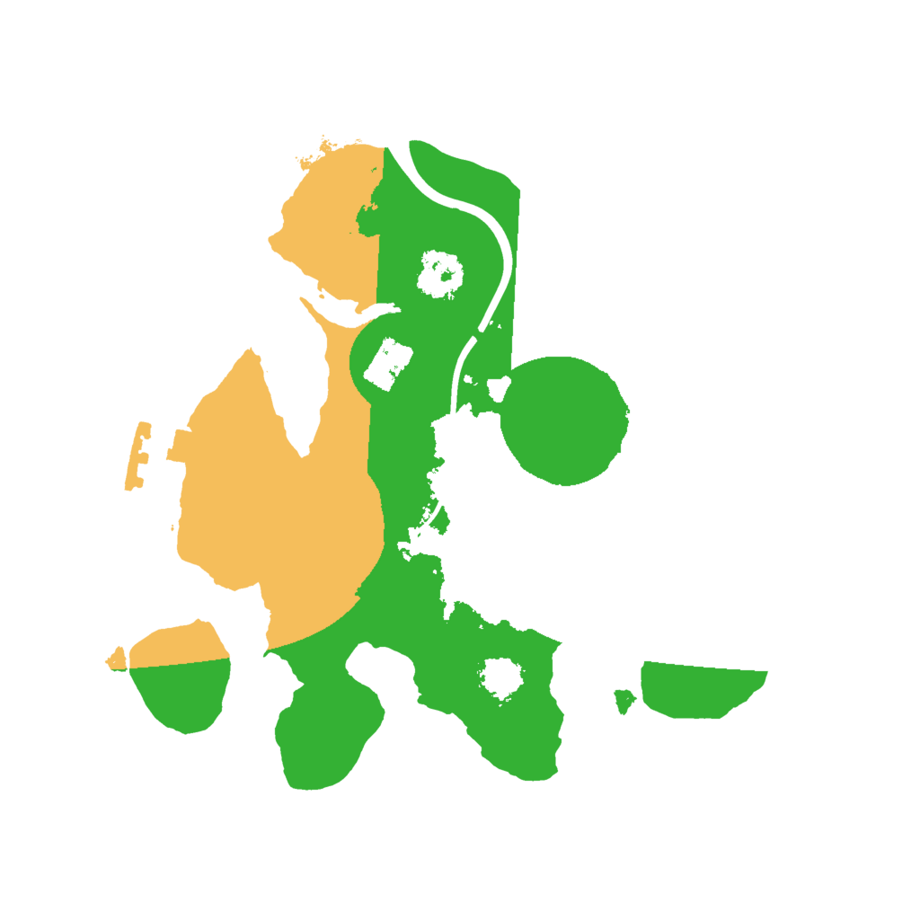 Biome Rust Map: Procedural Map, Size: 2000, Seed: 1071534584