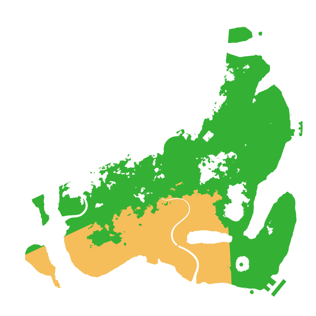 Biome Rust Map: Procedural Map, Size: 3250, Seed: 2081542445