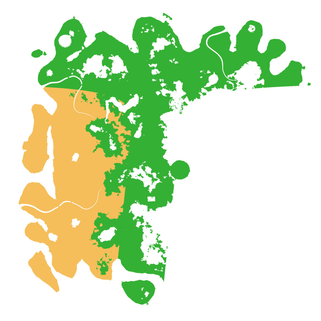 Biome Rust Map: Procedural Map, Size: 4500, Seed: 716784718
