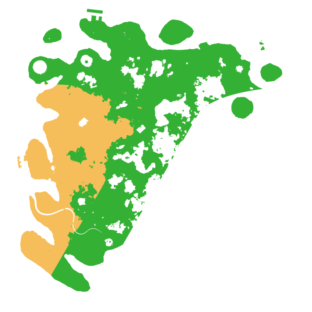 Biome Rust Map: Procedural Map, Size: 4000, Seed: 550556392