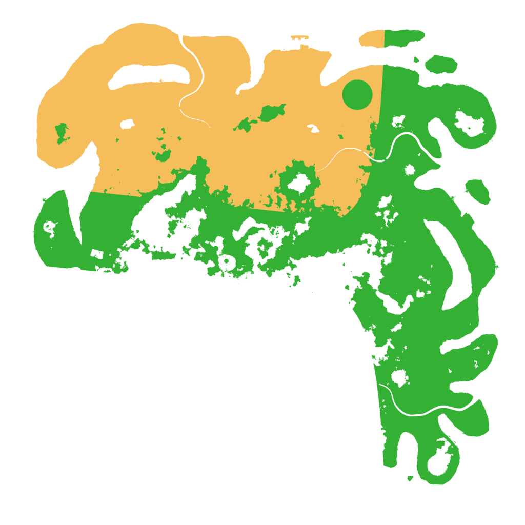Biome Rust Map: Procedural Map, Size: 4600, Seed: 1469574489
