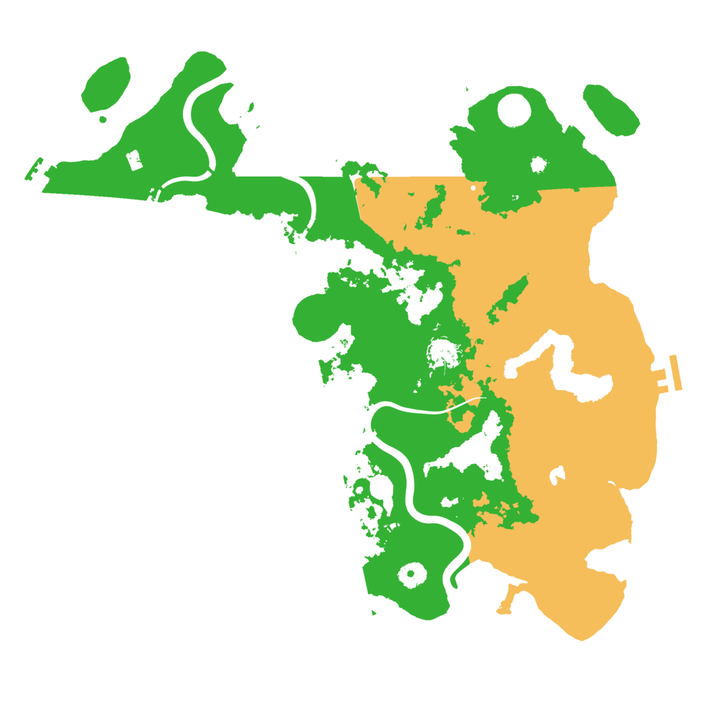Biome Rust Map: Procedural Map, Size: 4000, Seed: 371257559