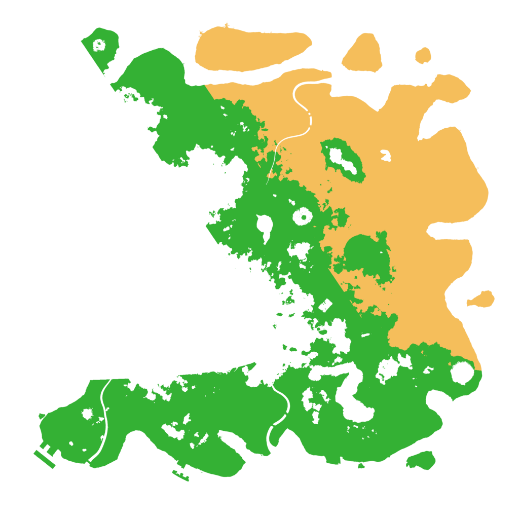 Biome Rust Map: Procedural Map, Size: 4250, Seed: 6173