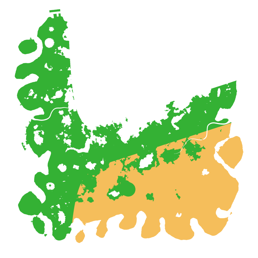 Biome Rust Map: Procedural Map, Size: 4800, Seed: 354549054